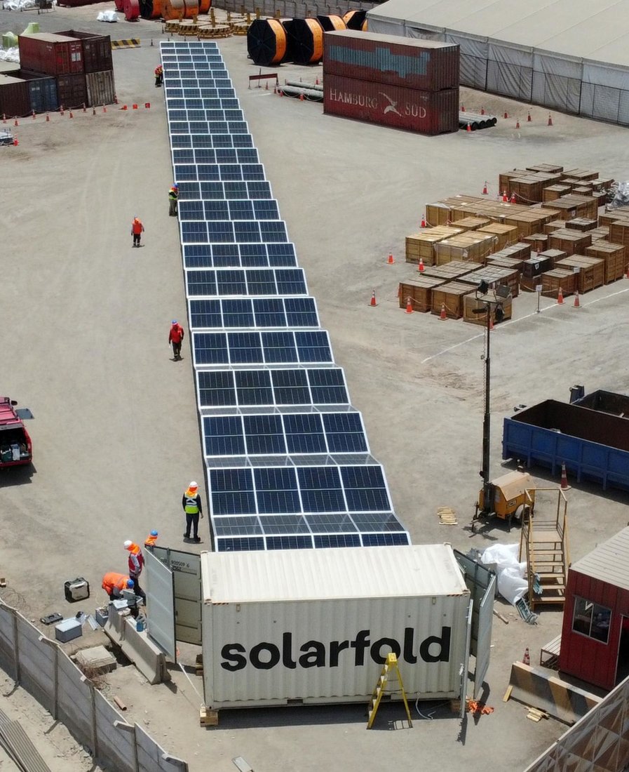 Solarfold / Sun2fold contenedor solar de máxima potencia